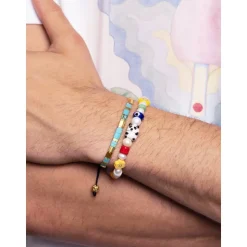 Men's Panda Pearl Bracelet