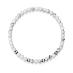 Men's Wristband with Howlite