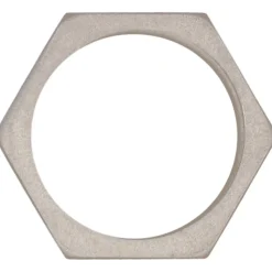 Messing Ring Silberfarben Schmuck