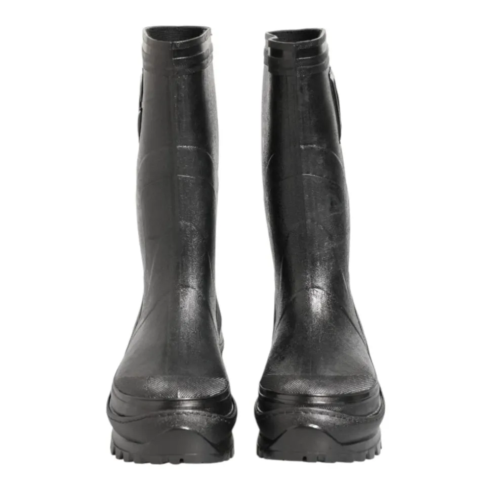 Metallic Pull On Regenstiefel