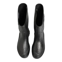 Metallic Pull On Regenstiefel