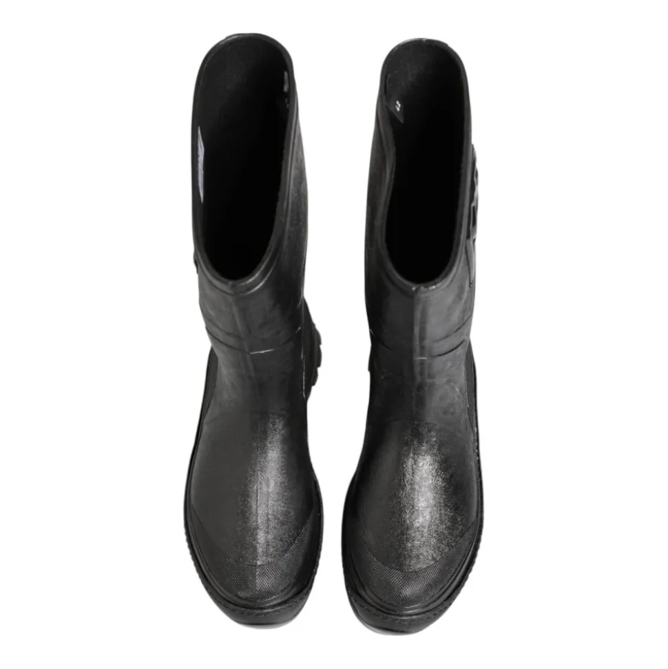 Metallic Pull On Regenstiefel