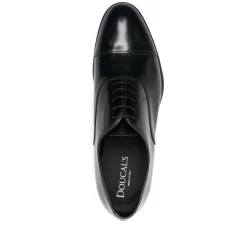 Midnight Blue Leder Schnürschuhe