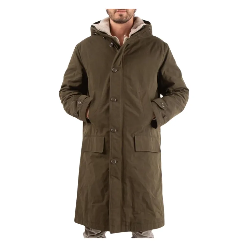 Militärstil Baumwollparka