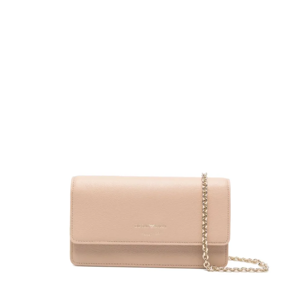 Mini Bag aus genarbtem Leder