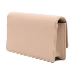 Mini Bag aus genarbtem Leder
