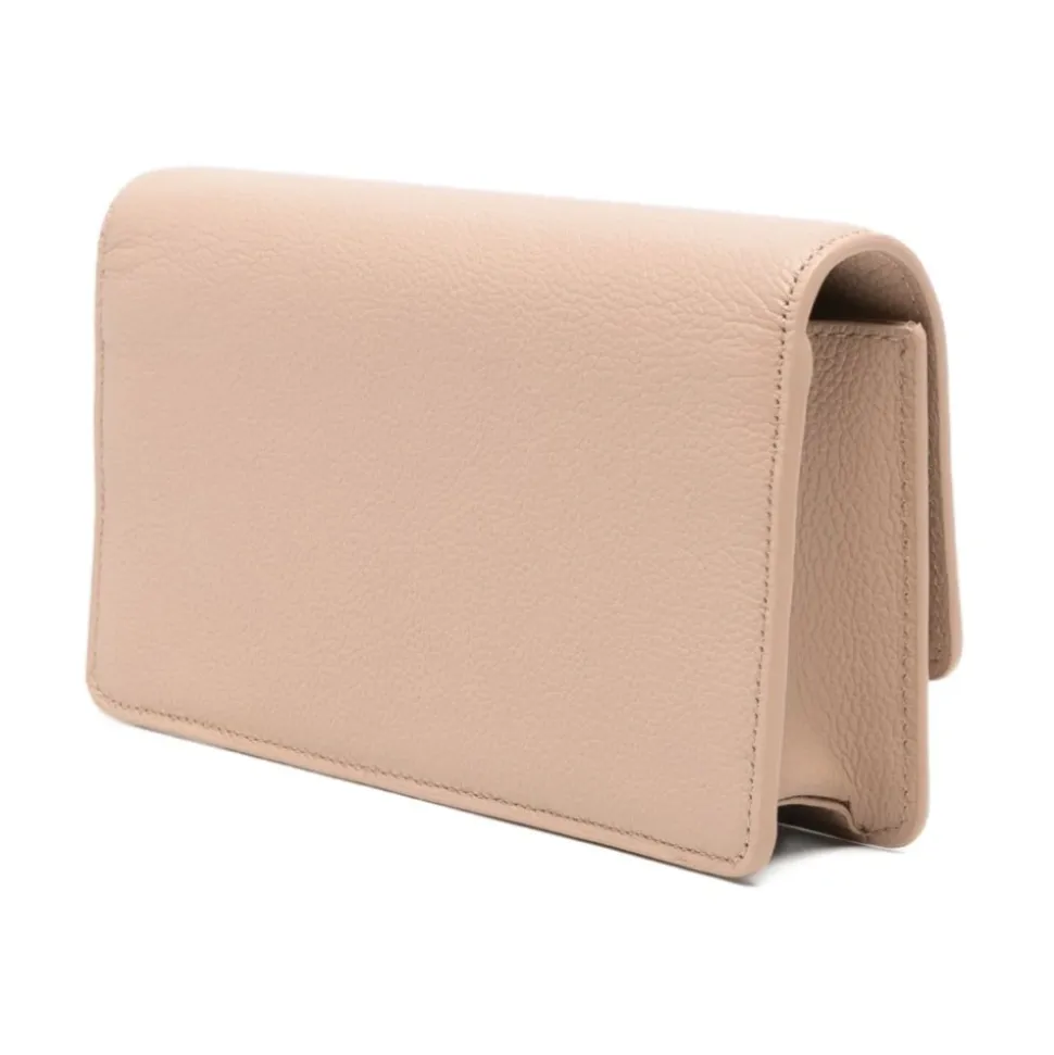 Mini Bag aus genarbtem Leder