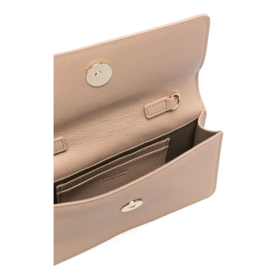 Mini Bag aus genarbtem Leder
