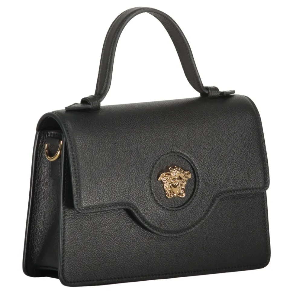 Mini Ledertasche mit Push-Lock-Verschluss