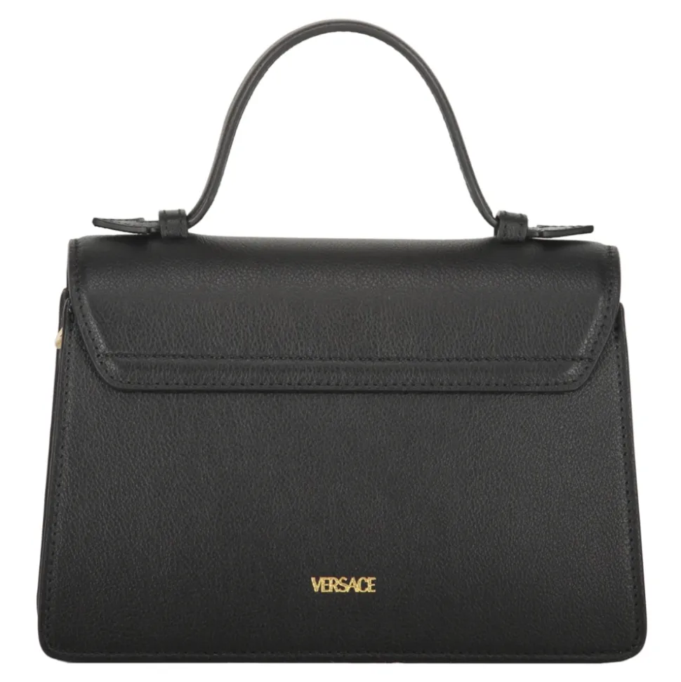 Mini Ledertasche mit Push-Lock-Verschluss