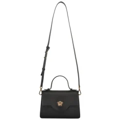 Mini Ledertasche mit Push-Lock-Verschluss