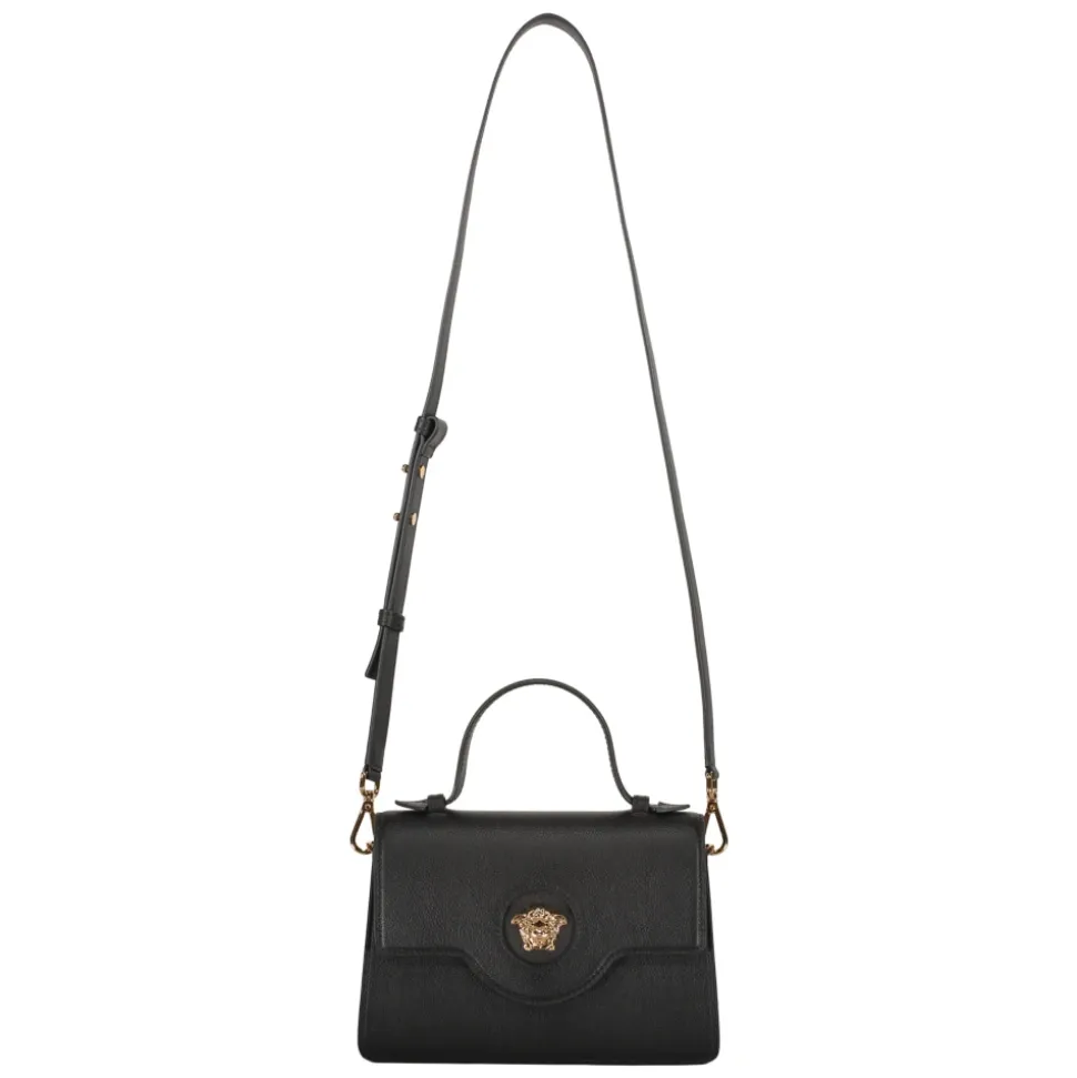 Mini Ledertasche mit Push-Lock-Verschluss