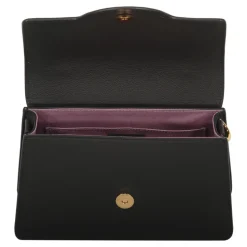 Mini Ledertasche mit Push-Lock-Verschluss
