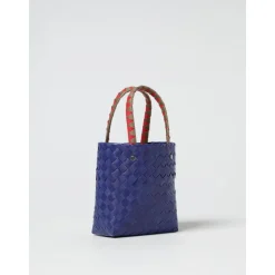 Mini Trunk Woven Handbag