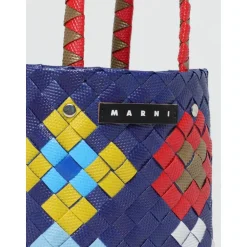 Mini Trunk Woven Handbag