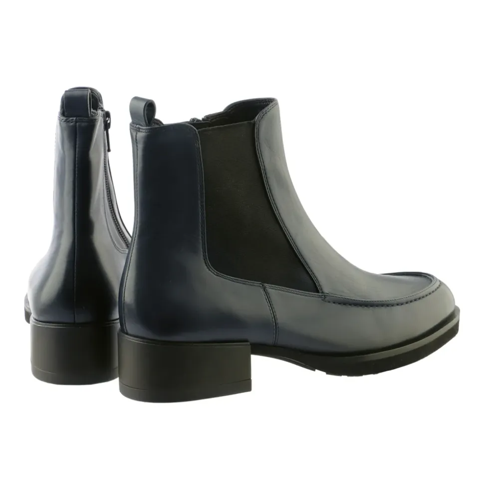 Minimalistische Dunkelblaue Stiefeletten