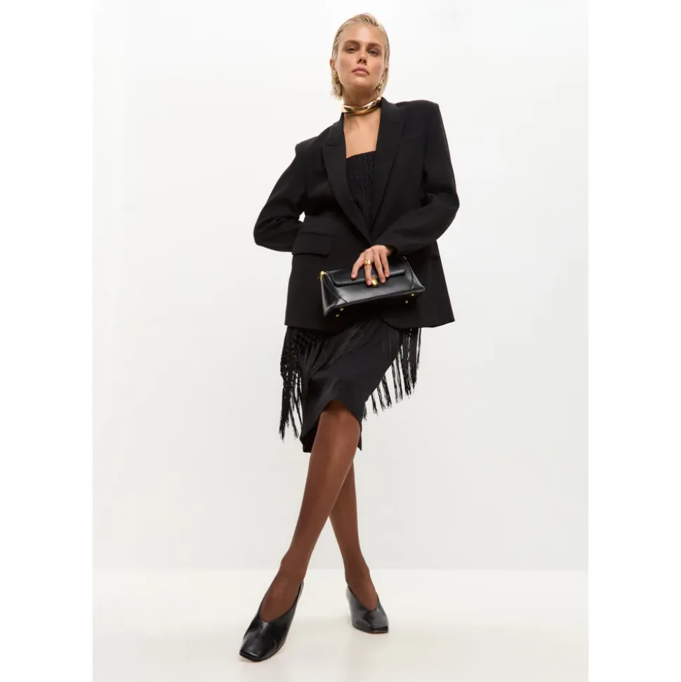 Minimalistische Kitten Heels - Schwarz