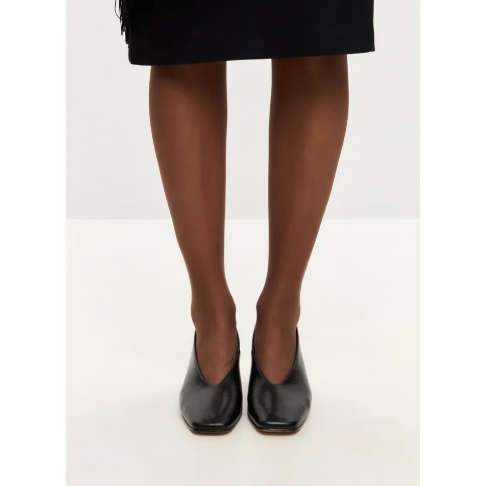 Minimalistische Kitten Heels - Schwarz