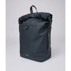 Minimalistischer Rolltop Rucksack Blau