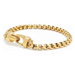 5mm Gold Box Chain Klassisches Armband