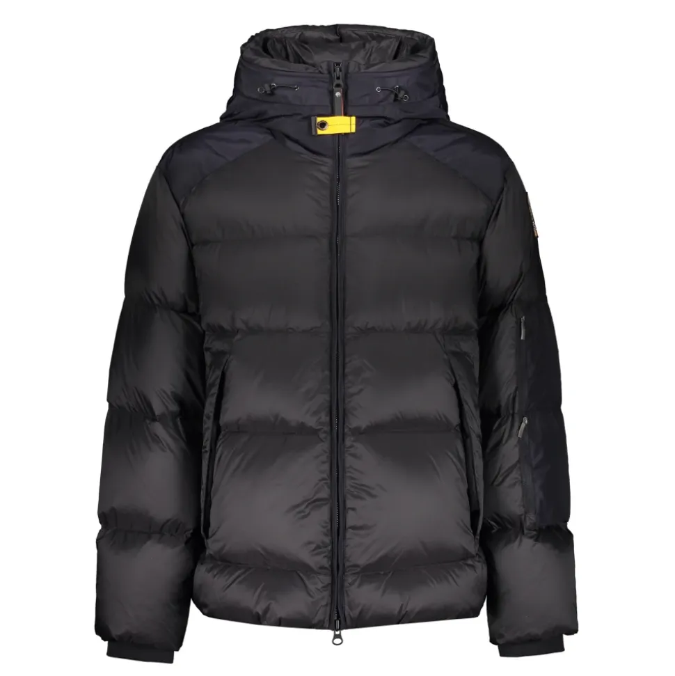 Moderne Daunenjacke mit Kapuze