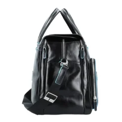 Moderne Reisetasche aus Leder mit Laptopfach