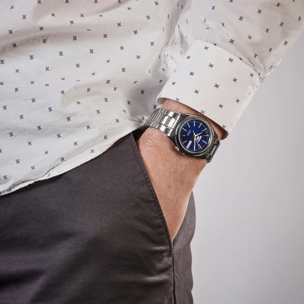 Modernes Silbernes Sport Automatik Uhr