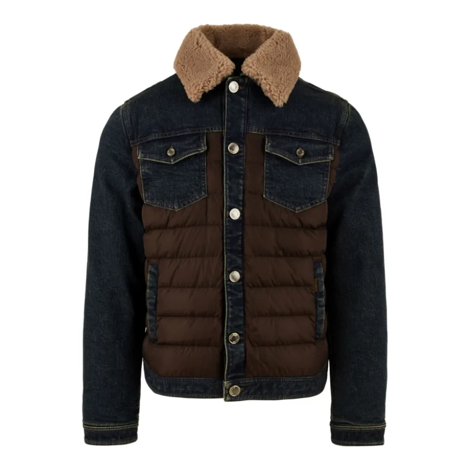 Mondor-Fur Braune Jacke für Herren