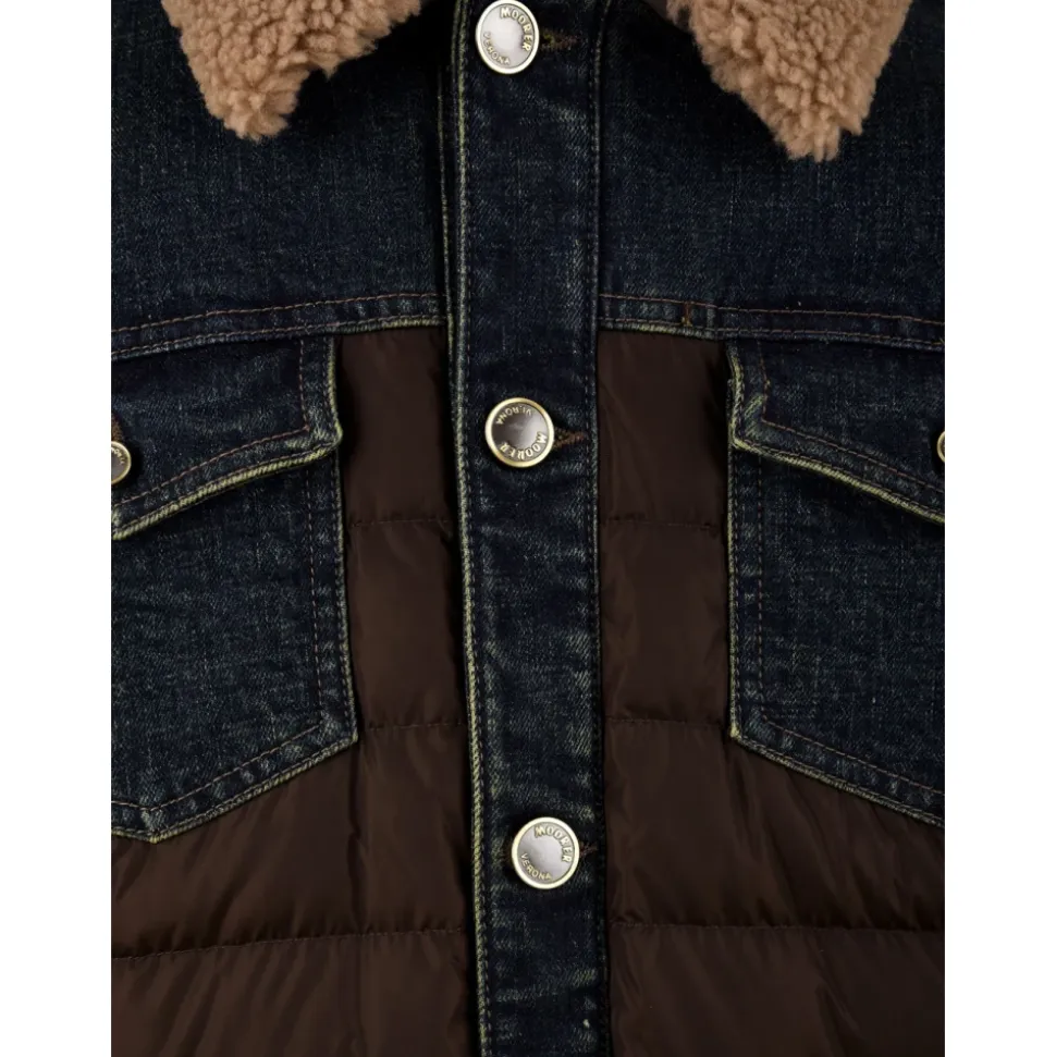 Mondor-Fur Braune Jacke für Herren
