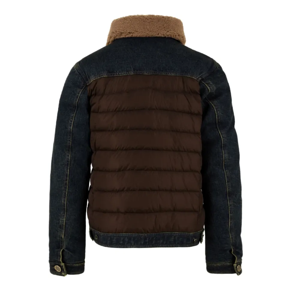 Mondor-Fur Braune Jacke für Herren