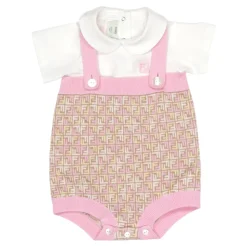 Monogram Jumpsuit und T-Shirt Set