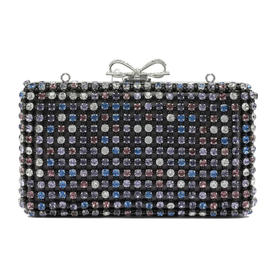 Multi Crystal Clutch Bag