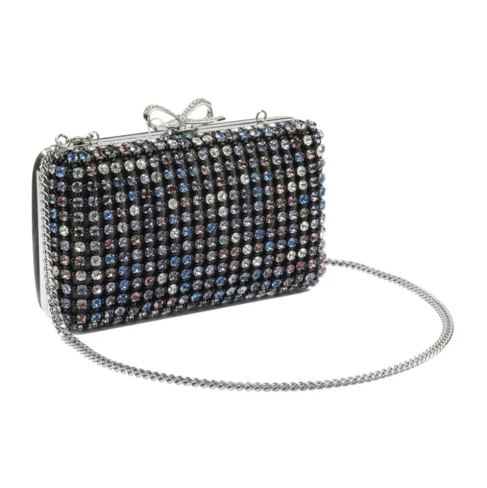 Multi Crystal Clutch Bag