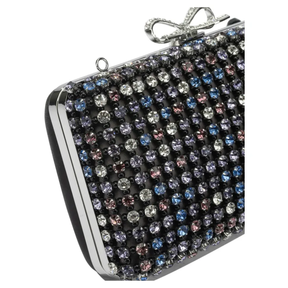 Multi Crystal Clutch Bag