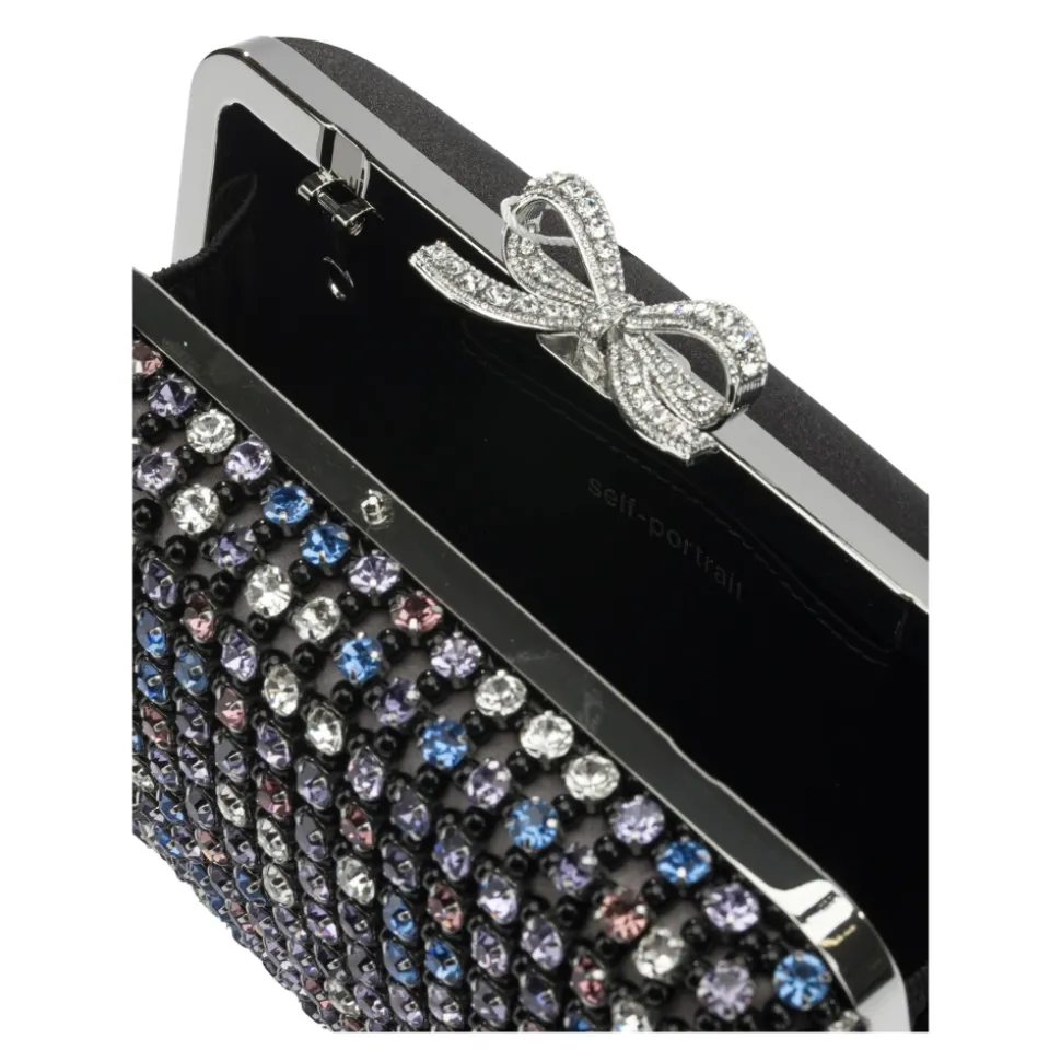 Multi Crystal Clutch Bag