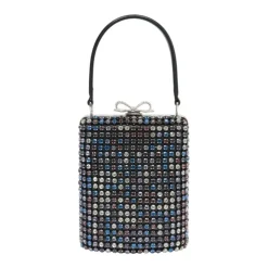 Multi Crystal Embellished Clutch Bag