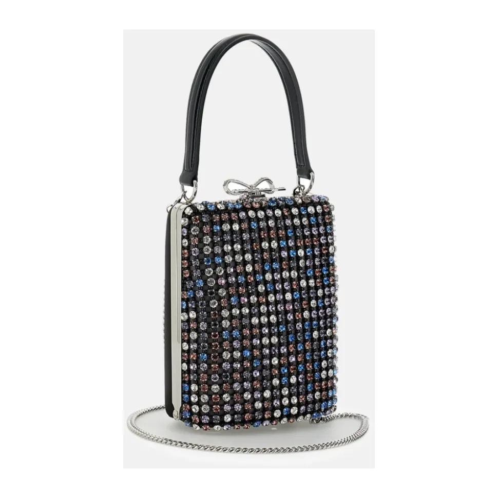 Multi Kristall-verzierte Clutch