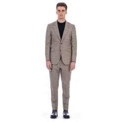 MultiColour Woll Prince of Wales Jacke
