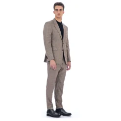 MultiColour Woll Prince of Wales Jacke