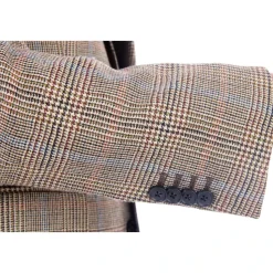 MultiColour Woll Prince of Wales Jacke