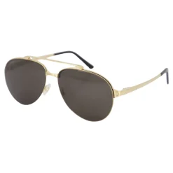 Mutige Aviator Sonnenbrille in Gold