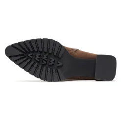 Mutige Blockabsatz Kniehohe Stiefel Nala - Braun