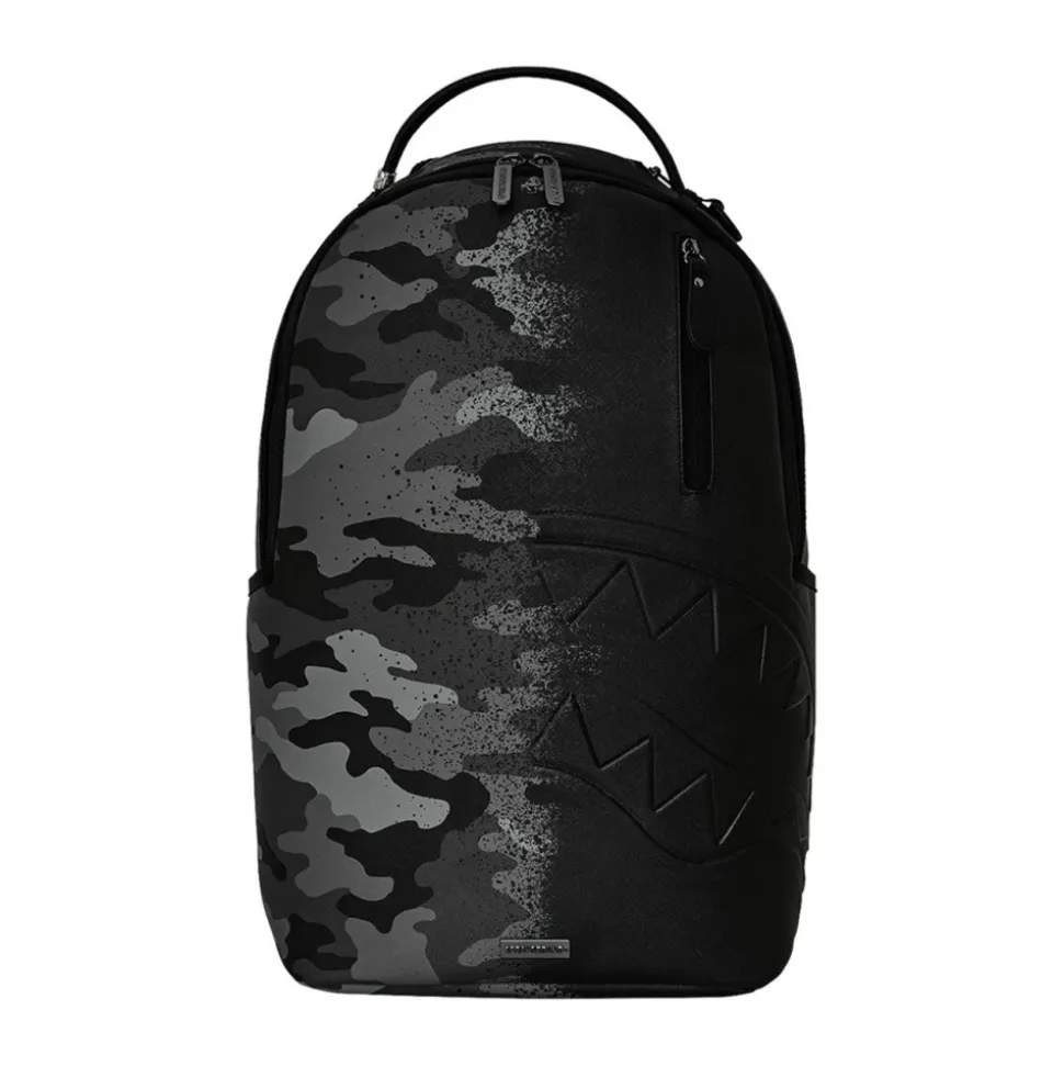 Nacht Camo Rucksack mit Gold Details
