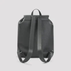Nachtgrüner Leder Rucksack