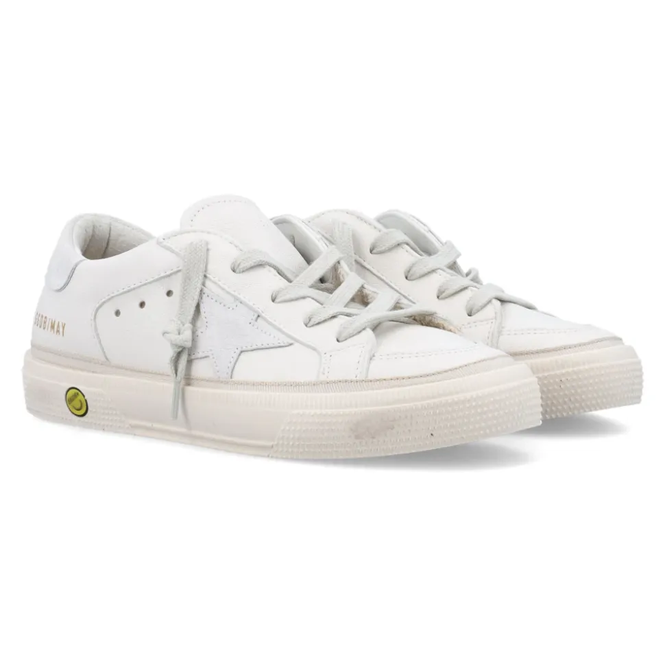 Nappa Leder Sneakers mit weißem Stern