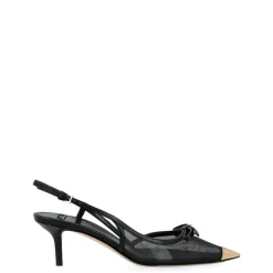 Nappa Leder und Mesh Slingback