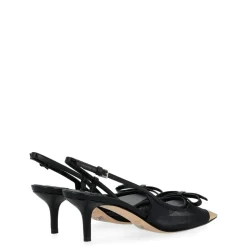 Nappa Leder und Mesh Slingback