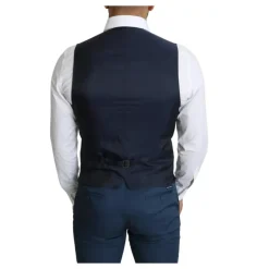Navy Blue Formale Weste