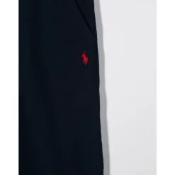 Navyblaue Baumwoll-Jogginghose