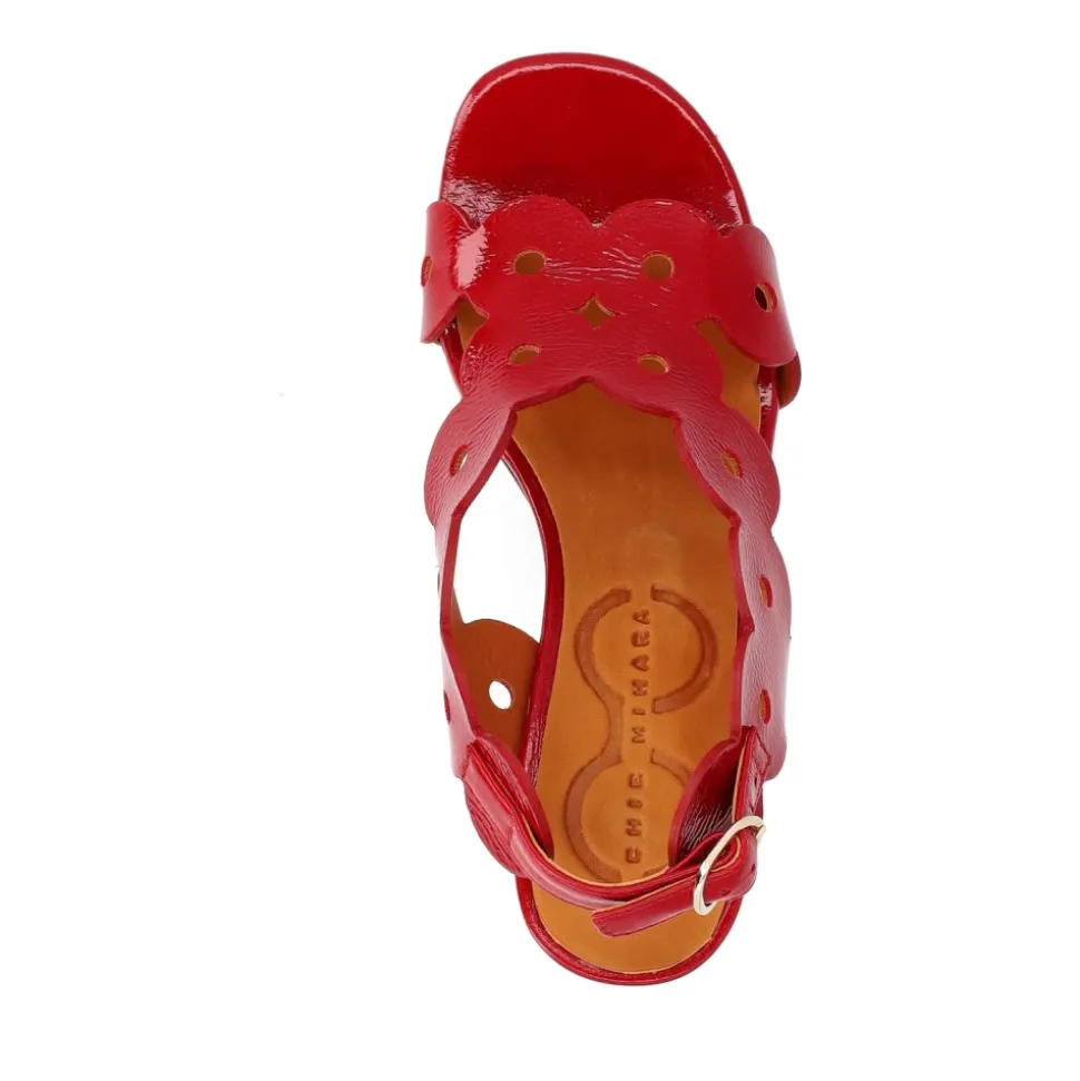 NEIDE-ROJO Stilvolle Rote Schuhe